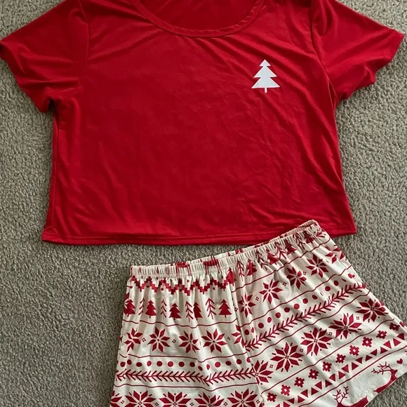 SHEIN Intimates Sleepwear Womens Sz Large Christmas Pj